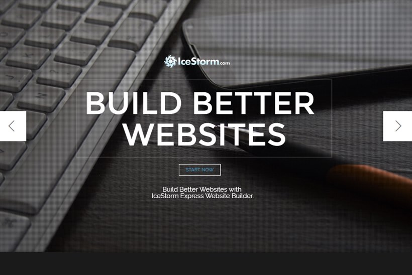 Web Host IceStorm.com Announces Introduction of IceStorm Express Website Builder