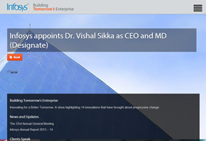 Indian IT and Outsourcing Company Infosys Rearranges Executive Team