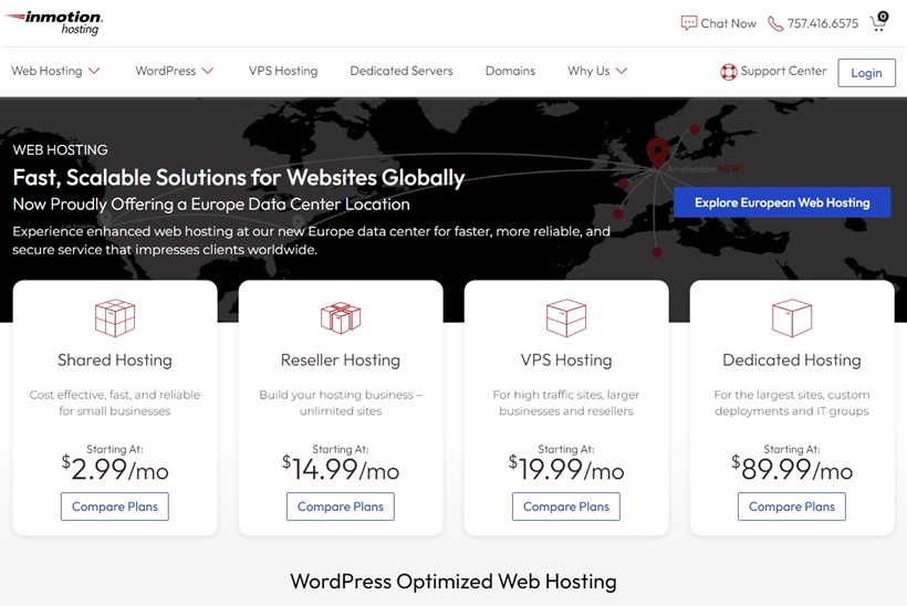 Web Host InMotion Hosting Elevates European Presence with Expanded Hosting Services