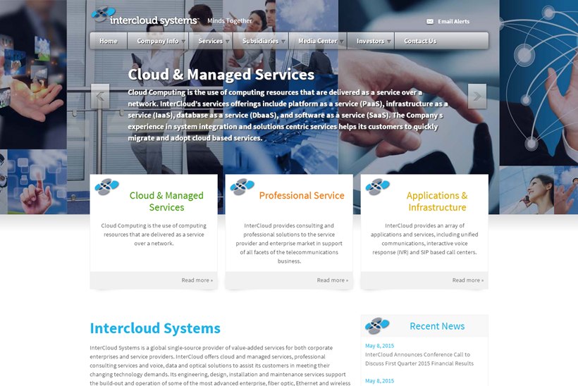 Cloud and Managed Services Provider InterCloud Systems Wins Cloud Contract