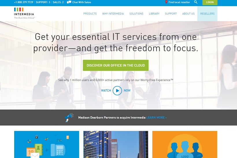 Cloud Business Applications Provider Intermedia Acquired by Private Equity Firm Madison Dearborn Partners