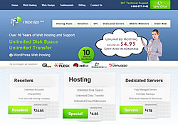 Web Host ITX Design to Redesign Website and Offer New Managed Virtual Private Server Plans