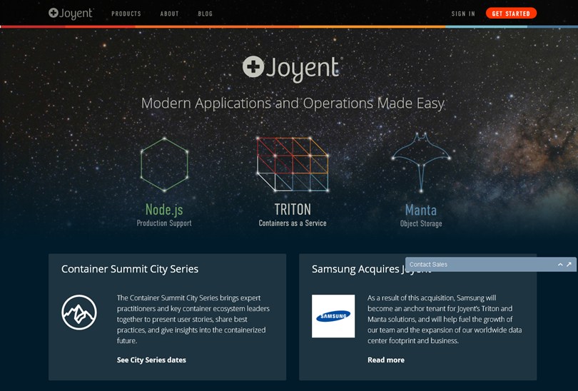 Electronics Company Samsung Acquires Cloud Company Joyent