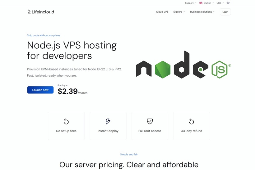 LifeinCloud Unveils Node.js-Optimized VPS Hosting for Modern Developers