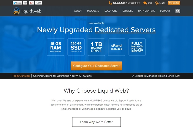 Cloud Service Analyst CloudHarmony Suggests Improved Performance at Web Host Liquid Web
