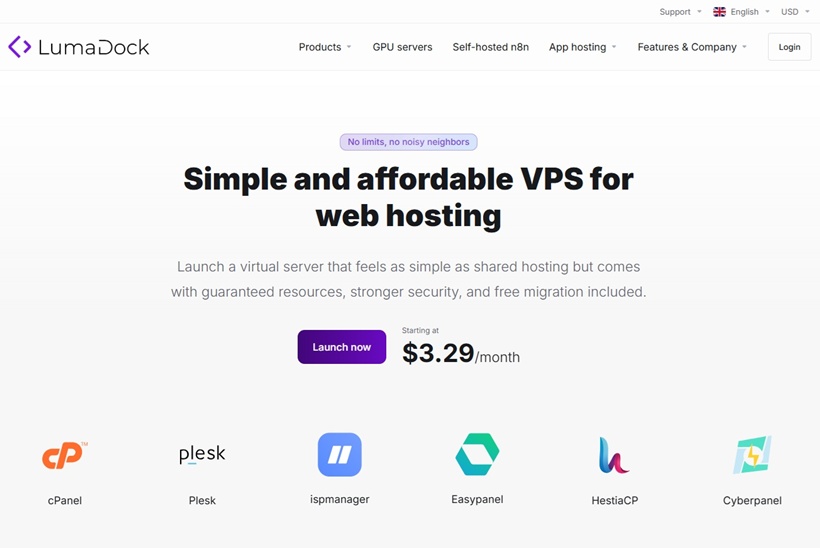 LumaDock Launches VPS Hosting Tailored for Web Developers and Small Businesses