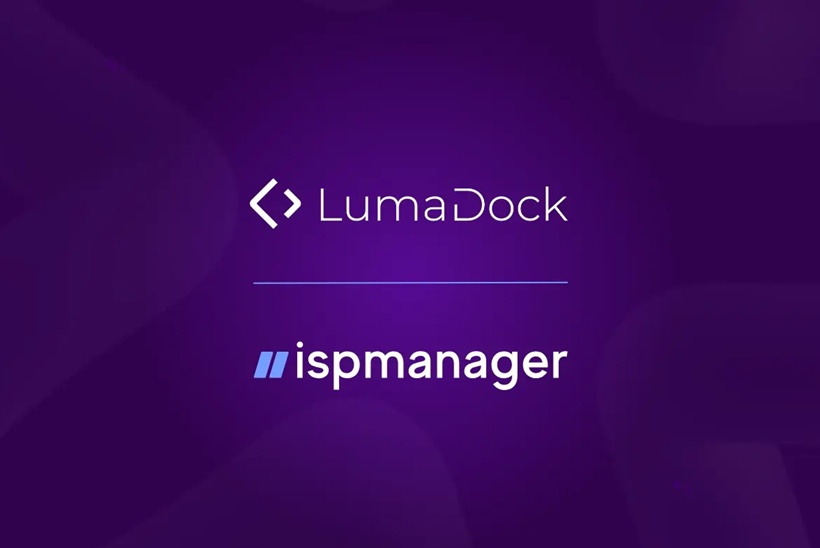 LumaDock Integrates ispmanager as Control Panel Option for VPS Hosting