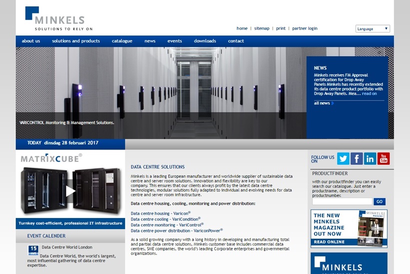 FM Approvals Certifies Data Center Infrastructure Solutions Provider Minkels’ ‘Drop Away Panels’