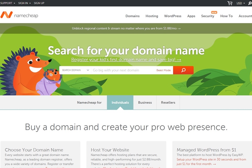Domain Name Provider Namecheap Wants Parents to Register a Name for Their Children