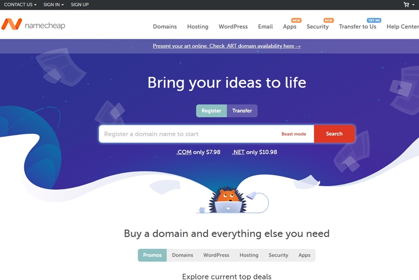 Domain Registrar Namecheap Announces New Tools for ‘Online Creators’