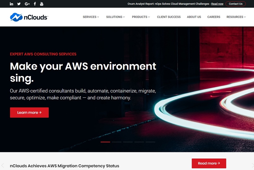 AWS and DevOps Consulting and Implementation Services Provider nClouds Achieves AWS Migration Competency Status