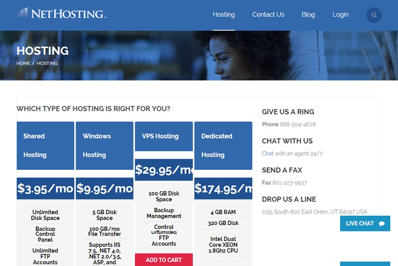 Web Host NetHosting Announces New Website Design