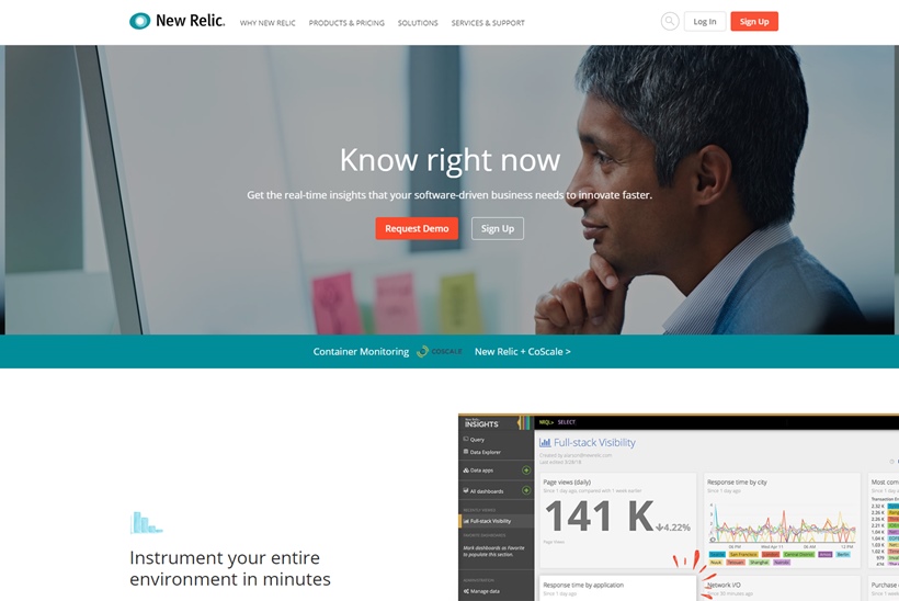 Software Analytics Company New Relic Acquires Performance Monitoring Services Provider CoScale
