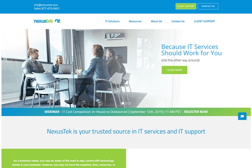 Managed IT Services Provider NexusTek Acquires IT Services Provider Notonsite