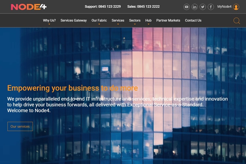 British Hybrid Cloud and Data Center Services Provider Node4 Acquires Virtual Private Cloud Provider Secura