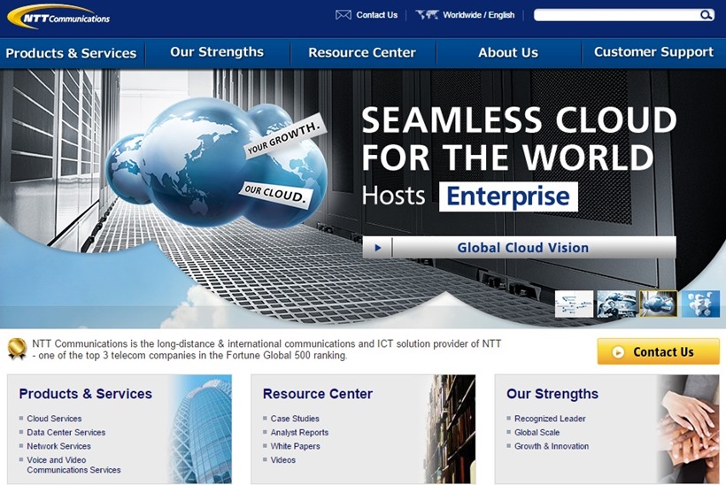Japanese Telecommunications Company NTT Enhances Enterprise Cloud