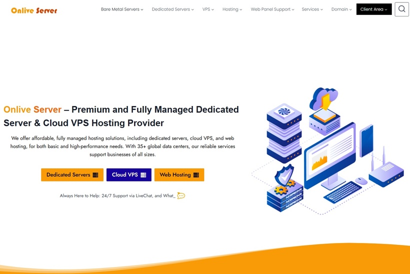 Onlive Server Launches High-Speed, High-Storage Dedicated Hosting Plans for Modern Businesses