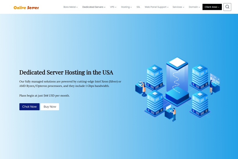 Onlive Server Launches High-Performance Dedicated Server Hosting in the USA