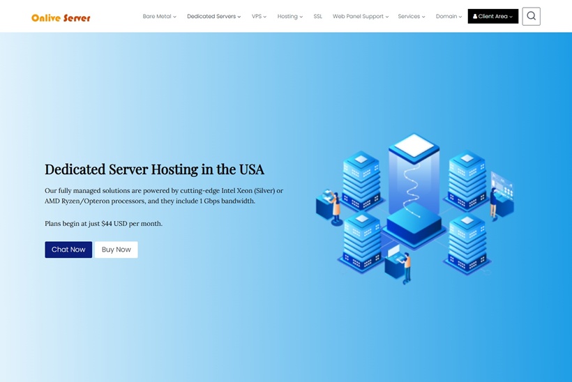 Onlive Server Launches USA Dedicated Server Hosting to Power High-Traffic Websites and Business-Critical Applications