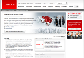 Multinational Computer Technology Corporation Oracle Enhances Government Cloud Platform