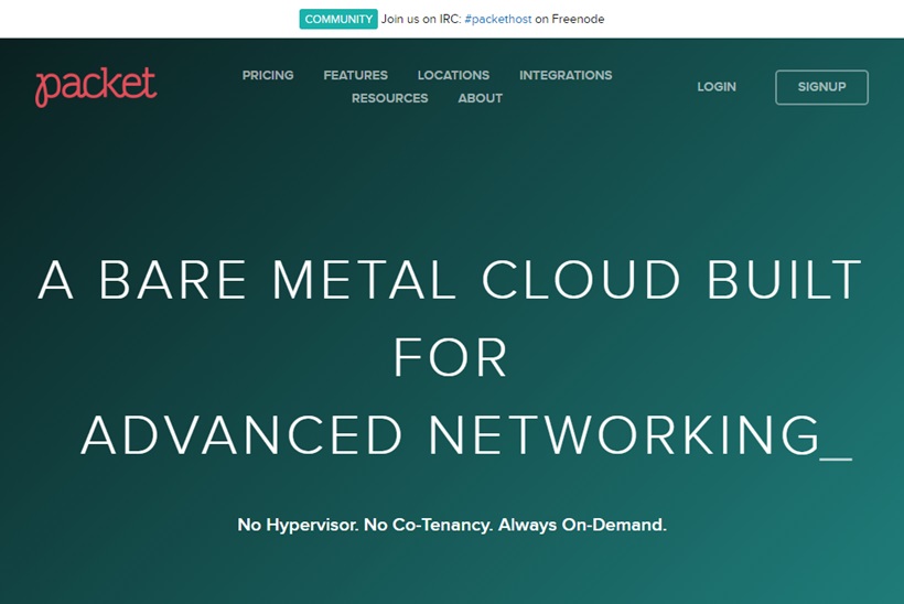 Bare Metal Cloud Provider Packet Receives $9.4 Million Investment