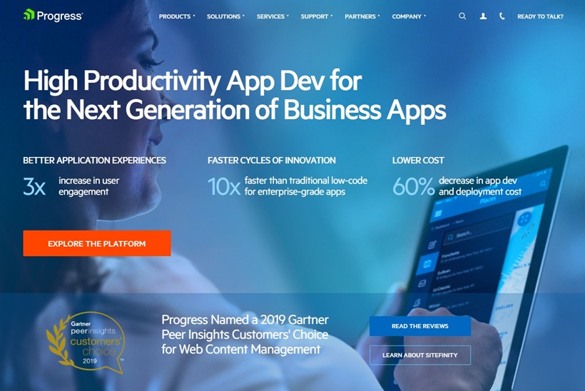 Application Development and Digital Experience Technologies Provider Progress Launches New Cloud Dedicated SaaS Solution