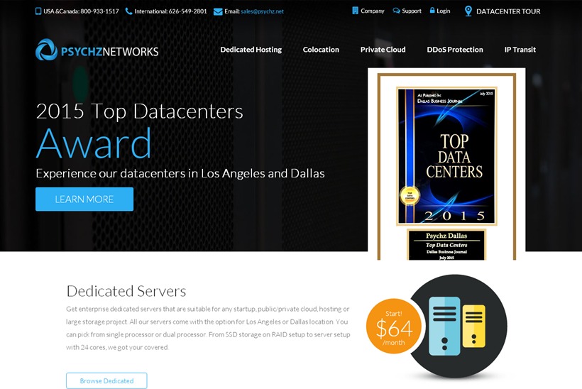Web Host Psychz Adds Complimentary Anycast and Distributed DDoS Protection for Customers in Los Angeles and Dallas