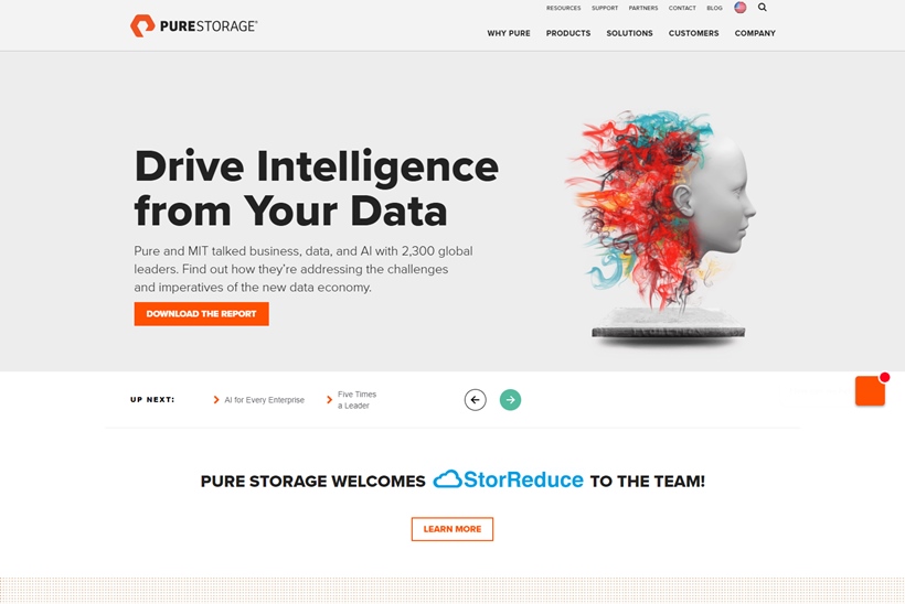 Data Solutions Provider Pure Storage Acquires Storage Solution Provider StorReduce