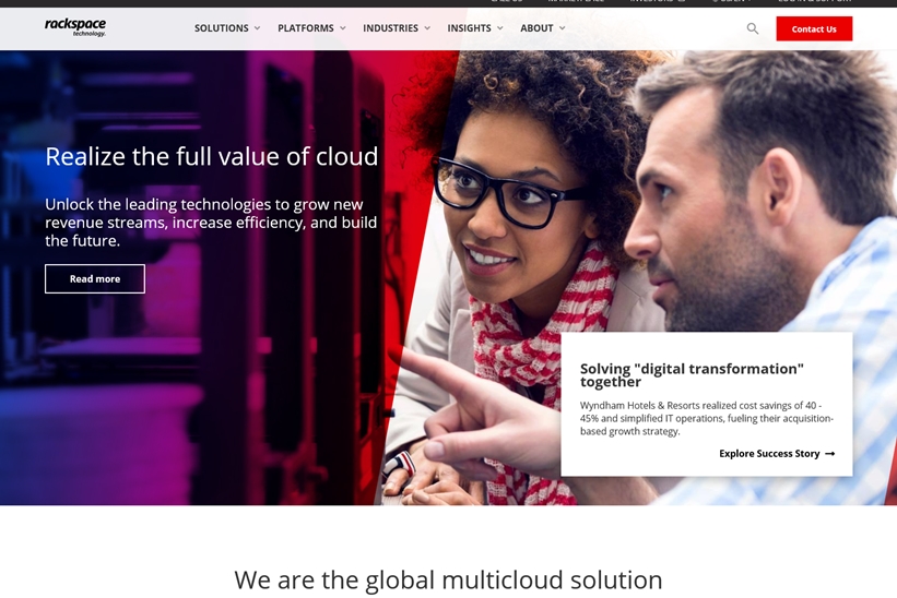 Managed Cloud Company Rackspace Beats Financial Forecasts