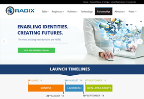 TLD Registry Radix Launches Sunrise Period for .website, .press and .host Domain Names