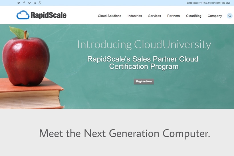 Cloud Services Provider RapidScale Announces New Partner Portal