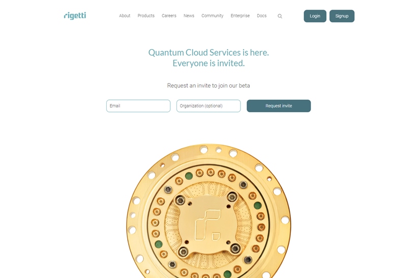 Startup Rigetti Computing Announces Quantum Cloud Services Platform in Public Beta