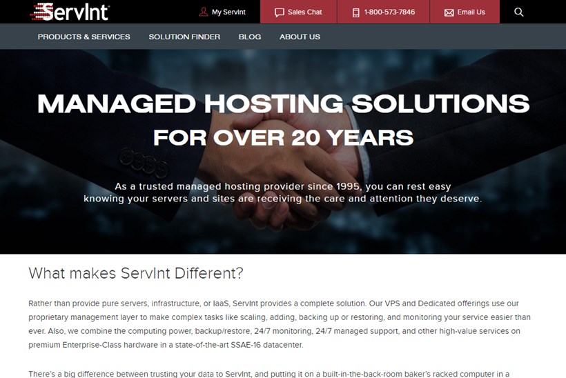 Managed Hosting Solutions and Services Provider ServInt Announces Single-tenant HA Dedicated Server Options