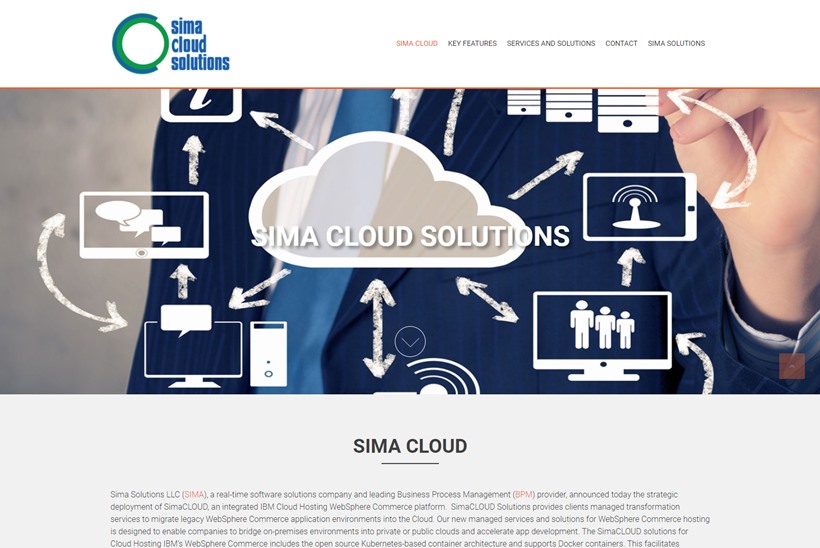 Software Solutions Provider Sima Solutions Launches SimaCLOUD Integrated IBM Cloud Hosting WebSphere Commerce Platform