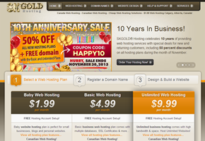 Canadian Web Host SKGOLD Hosting Celebrates 10 Years in Business with Discounts and Promotions