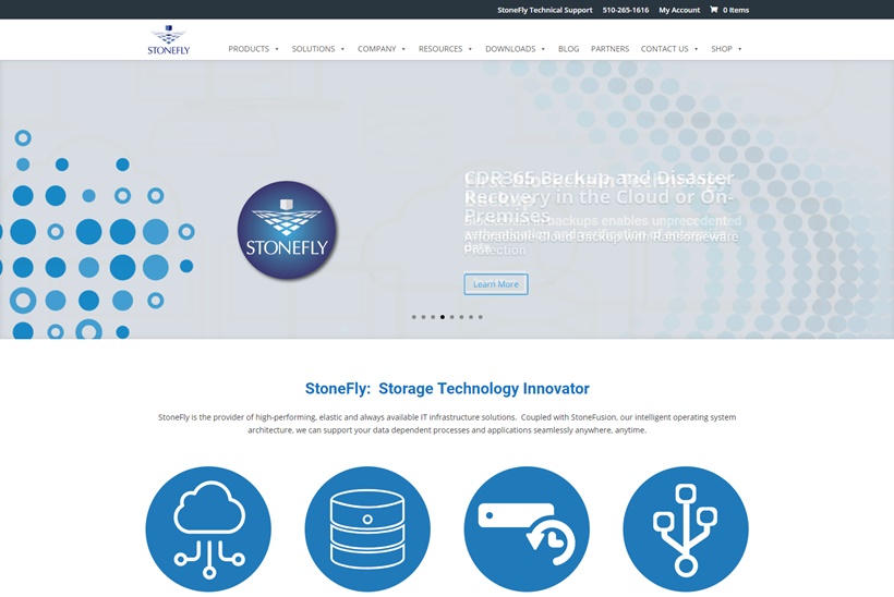 Storage Optimization and Disaster Recovery Protection Provider StoneFly Launches New StoneFusion Version