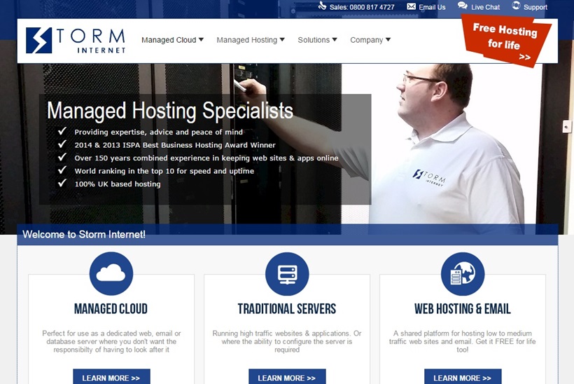 Managed Cloud and Dedicated Server Company Storm Internet Wins “Best Business Use of Cloud” Award