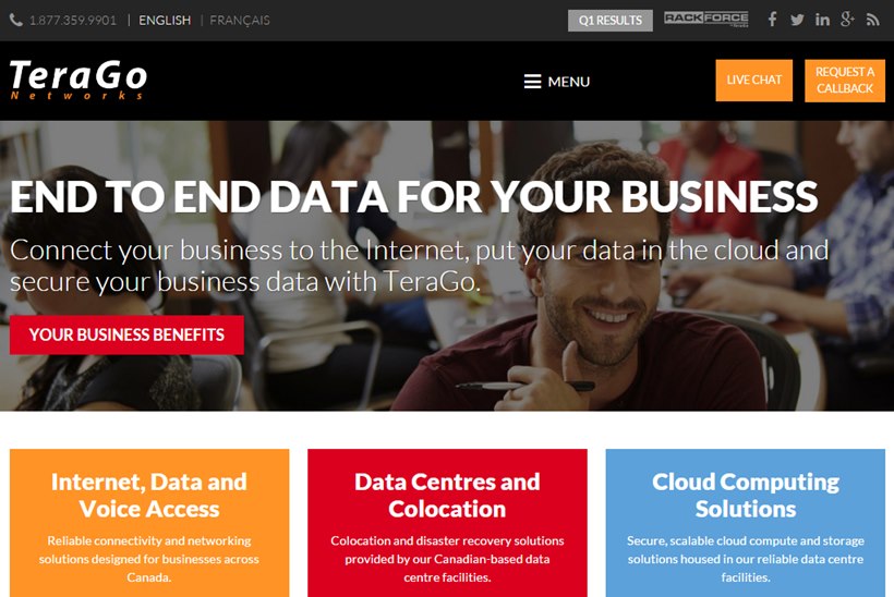 End-to-end Data Solutions Provider TeraGo Networks Announces New Cloud Facility in Canada