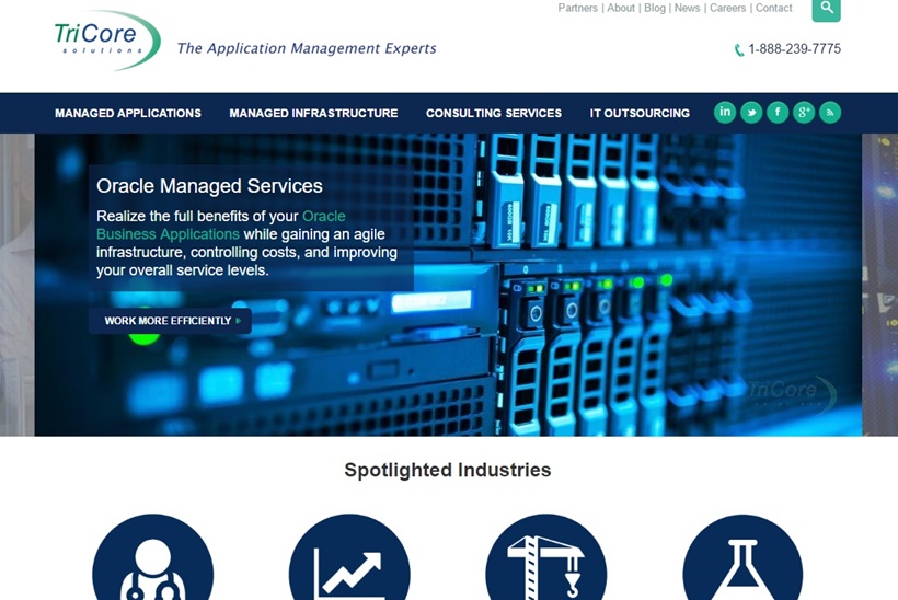 Managed Application Company TriCore Solutions Buys Database Managed Services Company Database Specialists