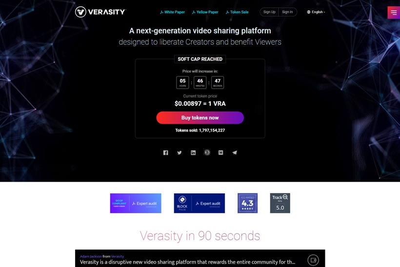 Video Sharing Platform Verasity and Cloud Giant Amazon Web Services Partner on Blockchain Activity