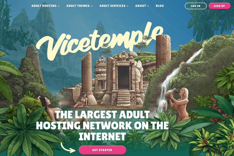 Adult Hosting Provider Vicetemple Reveals a New Website Theme