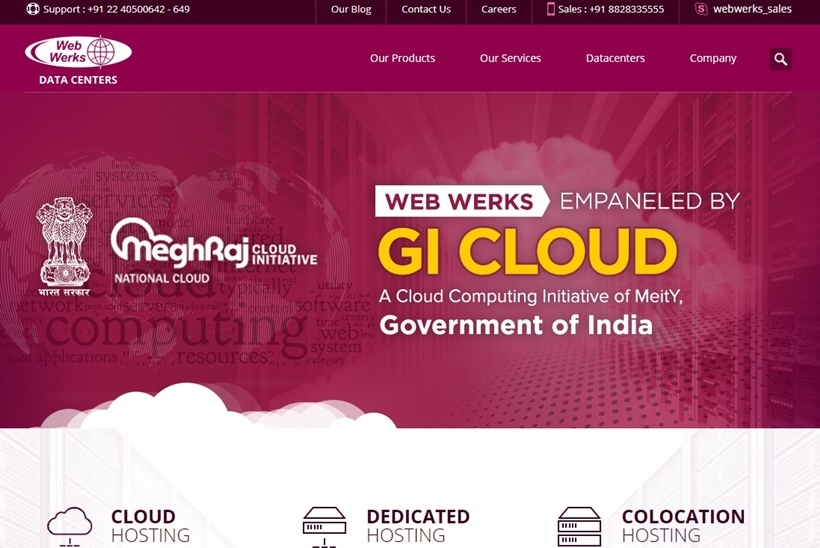 Indian Data Center Provider Web Werks to Upgrade Website