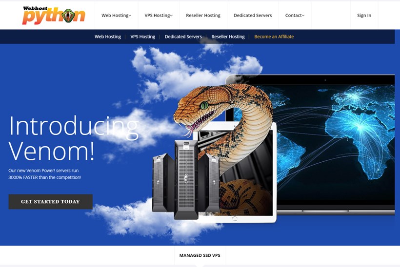 VPS, Reseller, and Shared Hosting Provider Webhostpython Adds SSD Servers