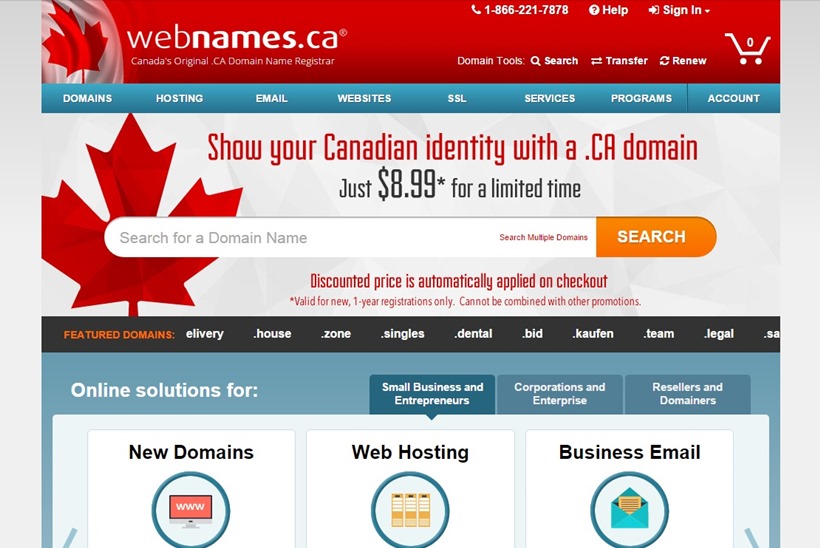 Internet Solutions Provider Webnames.ca Celebrates 15 Years of Business
