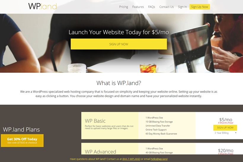Web Host WP.land Comes Out of Stealth Mode