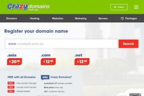 Domain Registrar and Web Host Crazy Domains Announces New Backup Services
